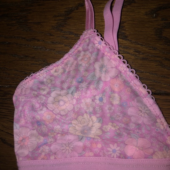 BNWT Floral Pink Bralette - Picture 5 of 5